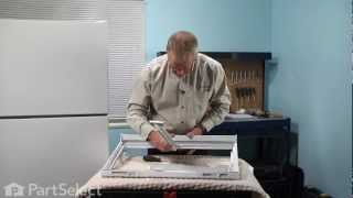 Refrigerator Repair - Replacing the Vegetable Drawer Slide Rail - Right Side (GE Part WR17X2769)