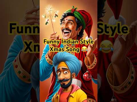 Have you heard this funny Indian style Christmas Song 😂 #funny #xmas #indian #usa #tingling