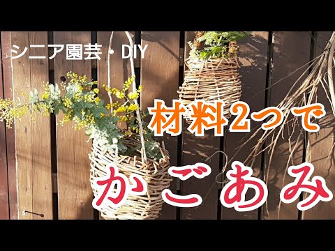 枝編み細工品 植物