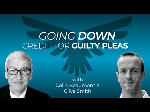 GOING DOWN - CREDIT FOR GUILTY PLEAS