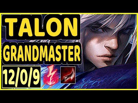 YAMIKAZE (TALON) - 12/0/9 KDA GAMEPLAY - NA Ranked GRANDMASTER