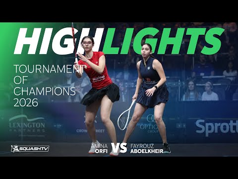 🇪🇬 Aboelkheir v Orfi 🇪🇬 | Tournament of Champions 2026 | QUARTER FINAL HIGHLIGHTS