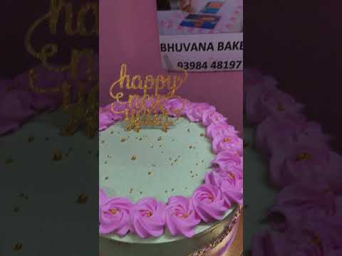 New year cake 2025#default cake @bhuvana bakers