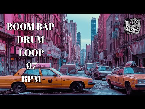 97 BPM Hip Hop Drum Loop – Slightly Upbeat with a Loose Feel