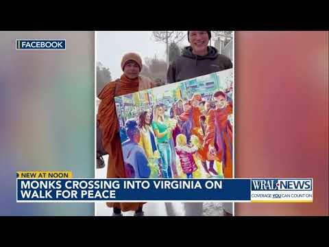 'Walk for Peace' enters Virginia