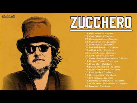 100 Migliori Canzoni Di Zucchero - Zucchero concerto 2022 - Le Più Belle Canzoni Di Zucchero
