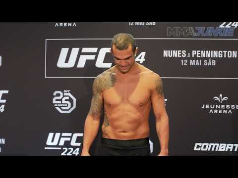 UFC 224: Vitor Belfort official weigh in highlight
