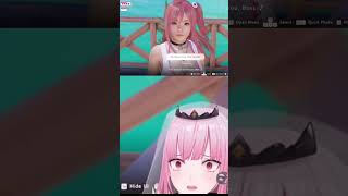 Calli, what are you looking at, girl? 👀👀👀 #MoriCalliope #Hololive #VtuberClips #Vtuber