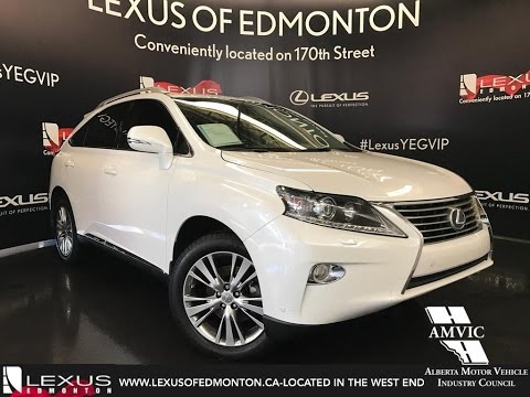Used 2014 White Lexus RX 350 AWD Touring Walakround Review | Bonnyville Alberta