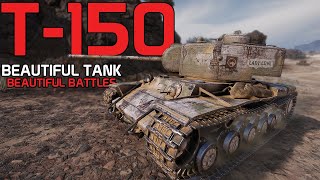 T-150: Beautiful Battles with a beautiful tank!  | World of Tanks