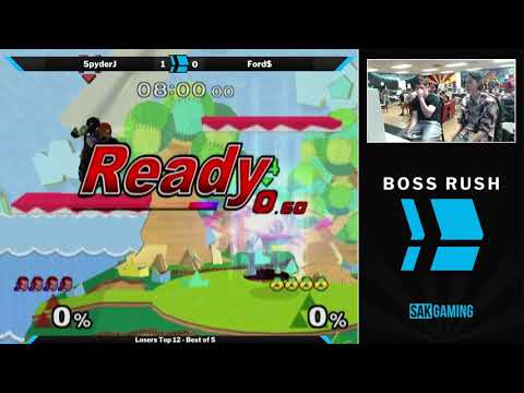 Boss Rush The Moon Losers Top 12 - SpyderJ (Sheik) vs Ford$ (Ganondorf)