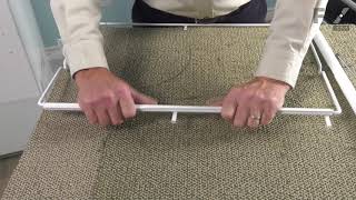 Frigidaire Refrigerator Repair: How to Replace the Shelf Frame with Tabs