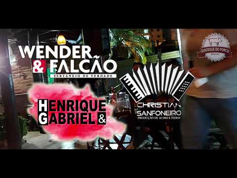 wender e falcao no quiosque do porco