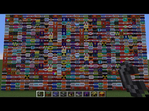 Minecraft: Amazing LUCKY TNT MOD (100+ TNT EXPLOSIVE) TOO MUCH MORE TNT MOD & Minecraft Mod