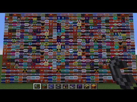 Minecraft: Amazing LUCKY TNT MOD (100+ TNT EXPLOSIVE) TOO MUCH MORE TNT MOD & Minecraft Mod
