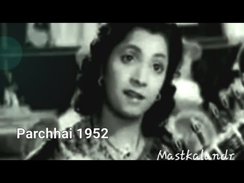mohabbat hi na jo samjhe_Parchhai 1952_Jayashri,Sandhya& V.S_ Talat_Noor Lucknowi _C.Ramchandr_a tri