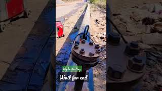 pipeline hydro testing #welder #welding #band #pipeline