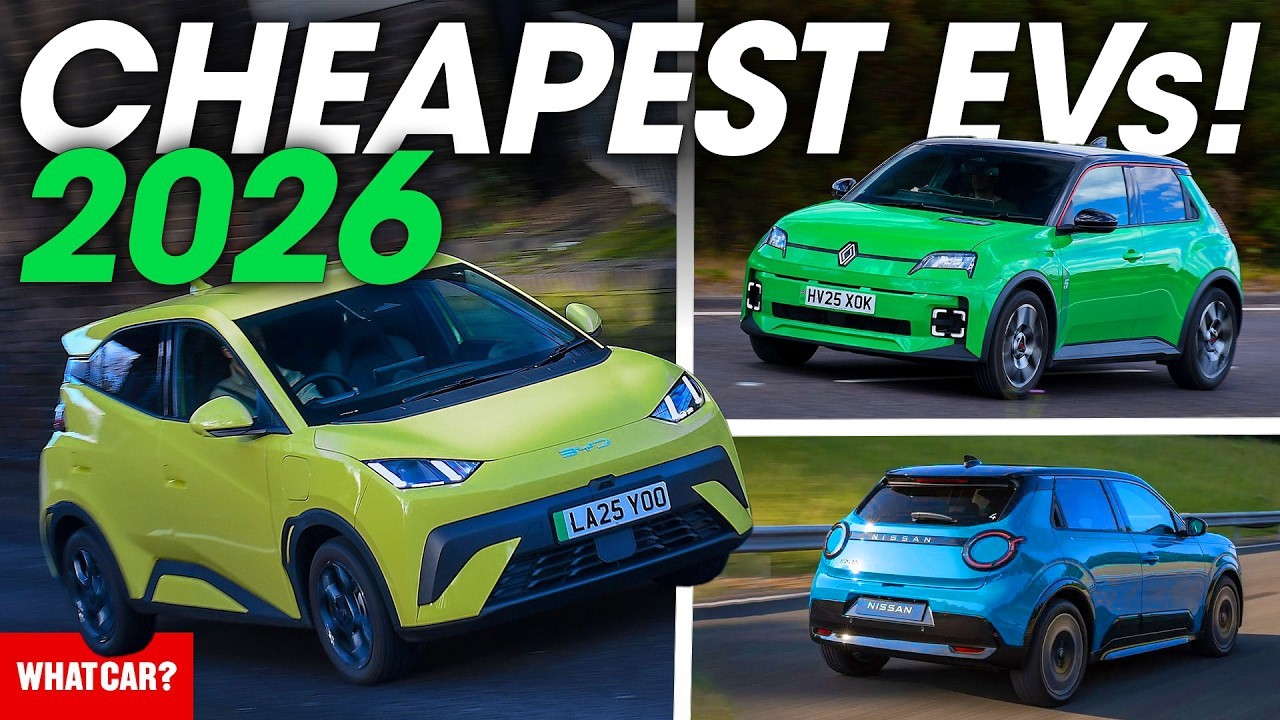 The CHEAPEST Electric Cars You Can Buy in 2026 (from £12k!) | What Car?