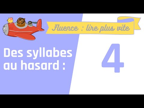 4️⃣ Méthode Fluence /lecture rapide : mix de syllabes - Cours CP