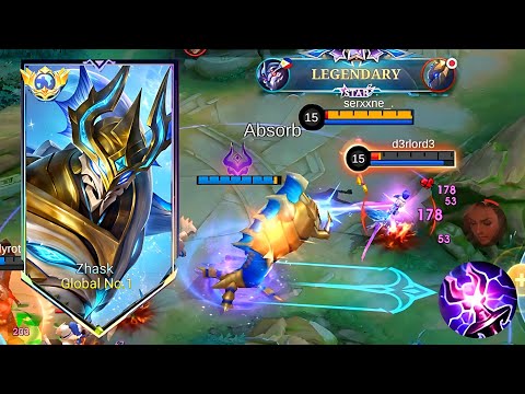 ZHASK NEW BUFF ITEM & BRUTAL DAMAGE BUILD 2026! The best abnormal to dominate !?-MLBB