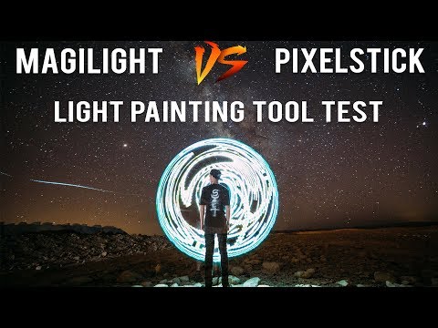 Light painting tools war: PixelStick Vs Magilight