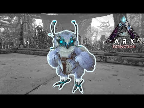 ARK Extinction Snow Owl Taming