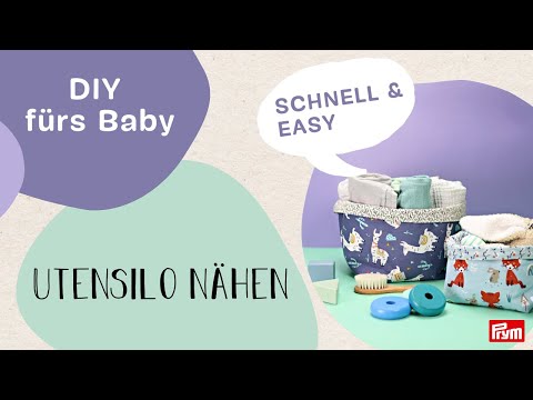 Sewing utensil holders for absolute beginners: simple and practical | Nastja @DIYeule x Prym