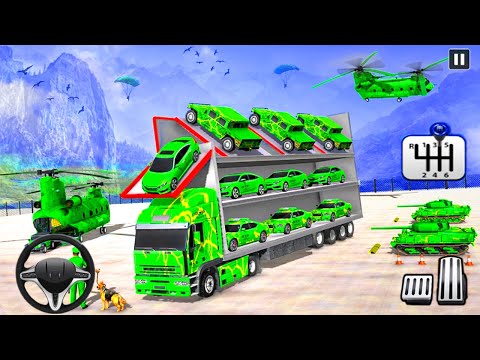 Army Mahindra XUV 700 Transport Truck - Army Vehicle Transport Truck - Android Gameplay