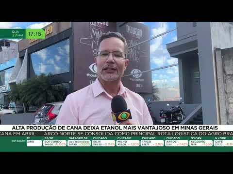 Alta produção de cana deixa etanol mais vantajoso em Minas Gerais