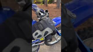 kid gets a new dirt bike and blows it up first ride
