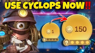 CYCLOPS ULTRA FAST GOLD 100% WIN | CYCLOPS MCGG MAGIC CHESS GOGO 