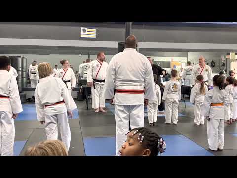 Closing Ceremony for 12/03/22 Belt Testing - Taekwondo