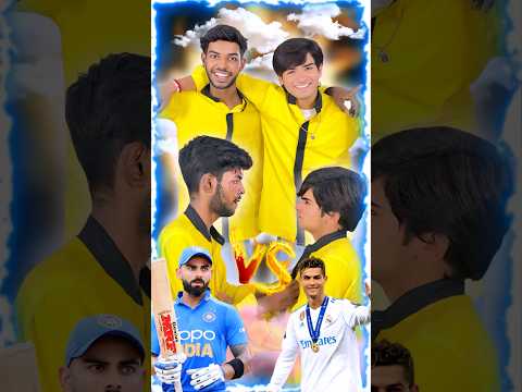 virat kohli V/s cristiano ronaldo 😄😊#trending #schoollife #funny #stindori #shorts