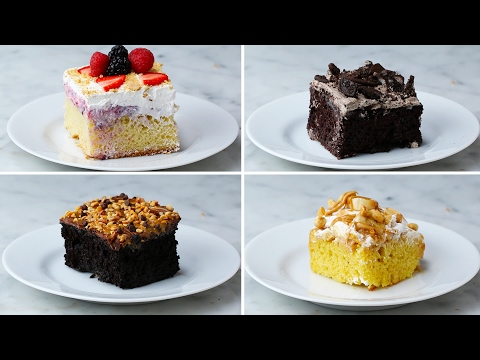 Easy Poke Cake 4 Ways