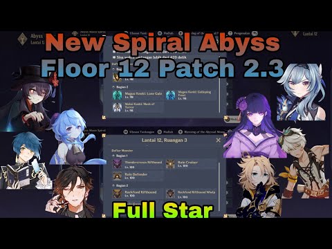 Spiral Abyss Floor 12 Patch 2.3 | Full Star | Geo buff