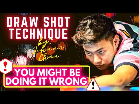 HOW TO DRAW SHOT WITHOUT FORCING [CLICK CC FOR ENGLISH SUBS]  | Johann Chua Pool Tutorials