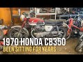 Bringing a 1970 Honda CB350 Back to Life After Years in a Barn