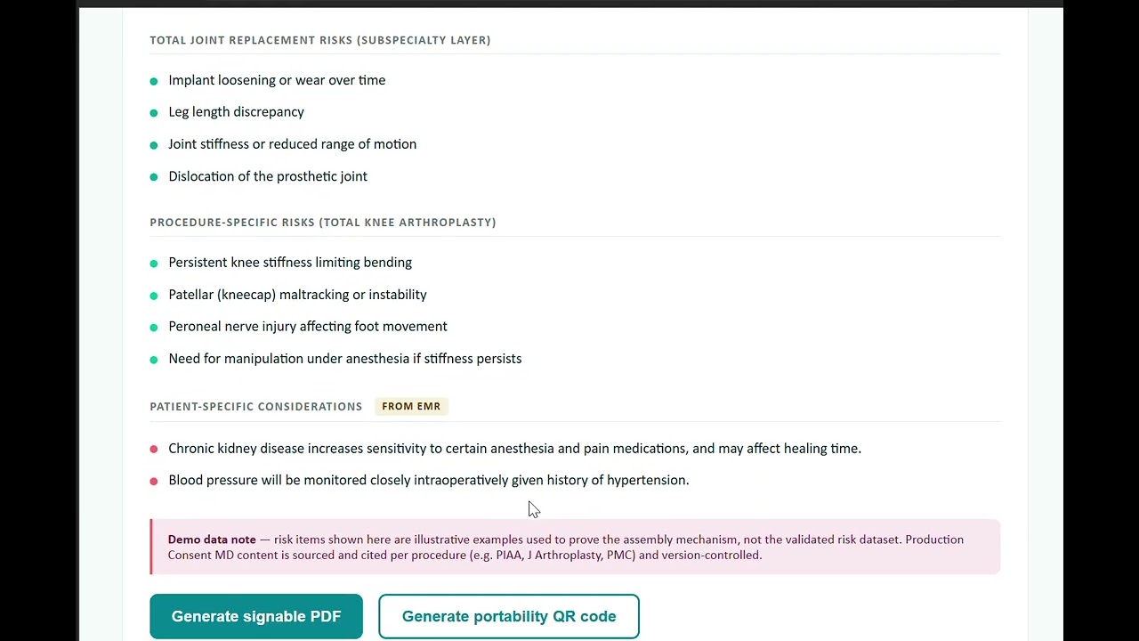 Consent MD project preview