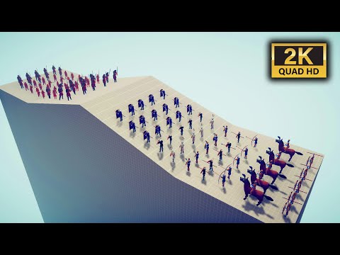 PERSIAN SOLDIERS vs SAMURAI FACTION | 2K QHD | Totally Accurate Battle Simulator - TABS