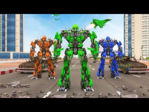 US Army Robot Transformation Jet Robo Car Tank Simulator| Android/IOS Gameplay