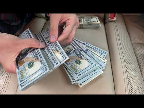 $30,000 Cash in My Mercedes-Benz S500 W221 [ASMR] - This is What $30,000 in Cash Looks Like