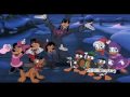 Cartoon Stars In A Jingle Bell Rock