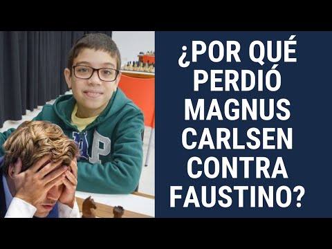 ¿Por qué perdió Magnus Carslen contra el niño de 10 años Faustino Oro?