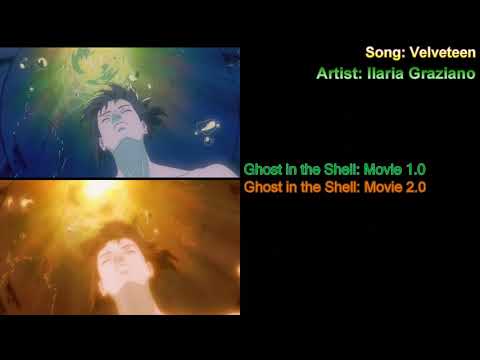 Ghost in the Shell (movie) 1.0 vs 2.0 Comparison - Selected Scenes