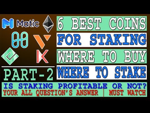 6 Best Coins for Staking | Where to buy & stake these coins | Passive income with Staking explained