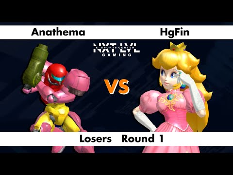 NXT LVL Gaming 15 - Losers Round 1 - Anathema (Samus) vs HgFin (Peach) - SSBM Smash Melee