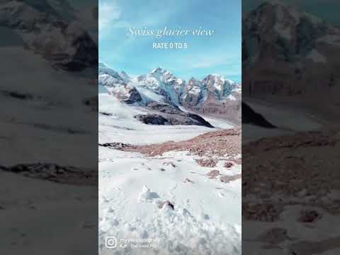 Mind-blowing Diavolezza Glacier - Switzerland 🇨🇭 #shorts