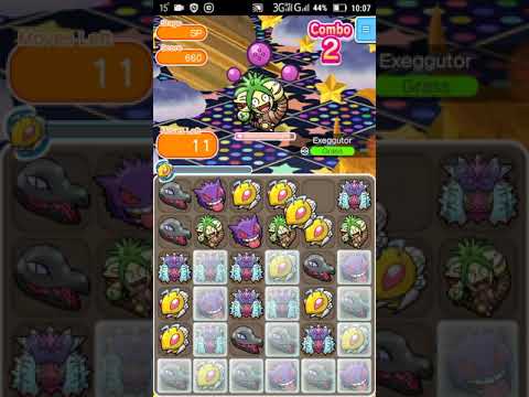 Pokemon Shuffle - Exeggutor (Alola Form)