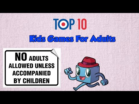 Top 10 Kids Games For Adults - with Tom Vasel