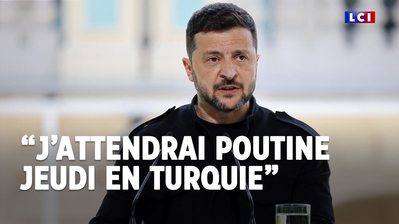 Guerre en Ukraine : "J'attendrai Poutine jeudi en Turquie. Personnellement", annonce Zelensky｜LCI